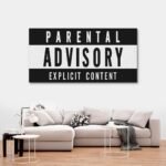 Cuadro en Lienzo - Parental Advisory