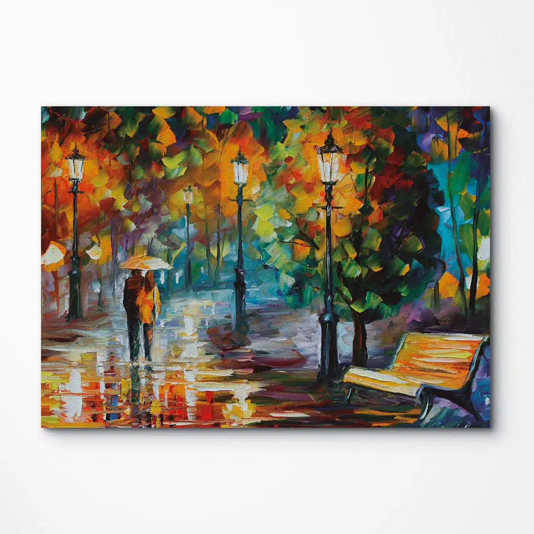 Cuadro en Lienzo - Leute Parken - Imagen 4