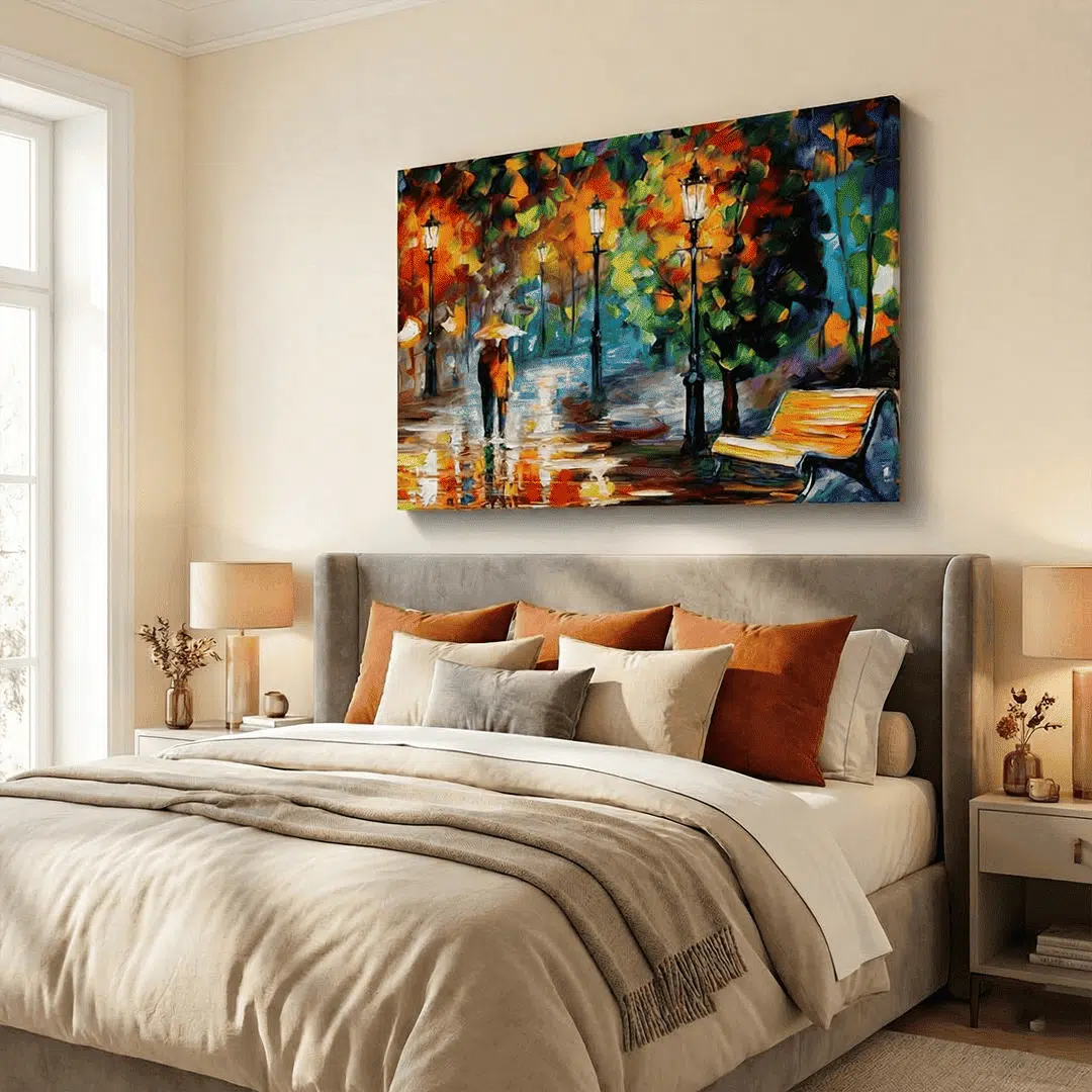 Cuadro en Lienzo - Leute Parken - Imagen 1