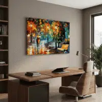 Cuadro en Lienzo - Leute Parken - Imagen 5