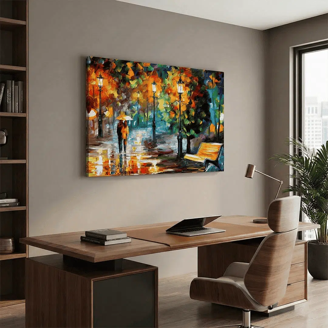 Cuadro en Lienzo - Leute Parken - Imagen 5