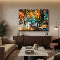 Cuadro en Lienzo - Leute Parken - Imagen 6