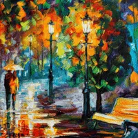 Cuadro en Lienzo - Leute Parken - Imagen 2