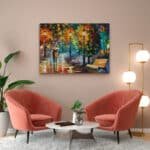 Cuadro en Lienzo - Leute Parken