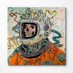 Cuadro en Lienzo - Astronaut Skull