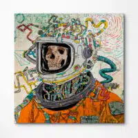 Cuadro en Lienzo - Astronaut Skull