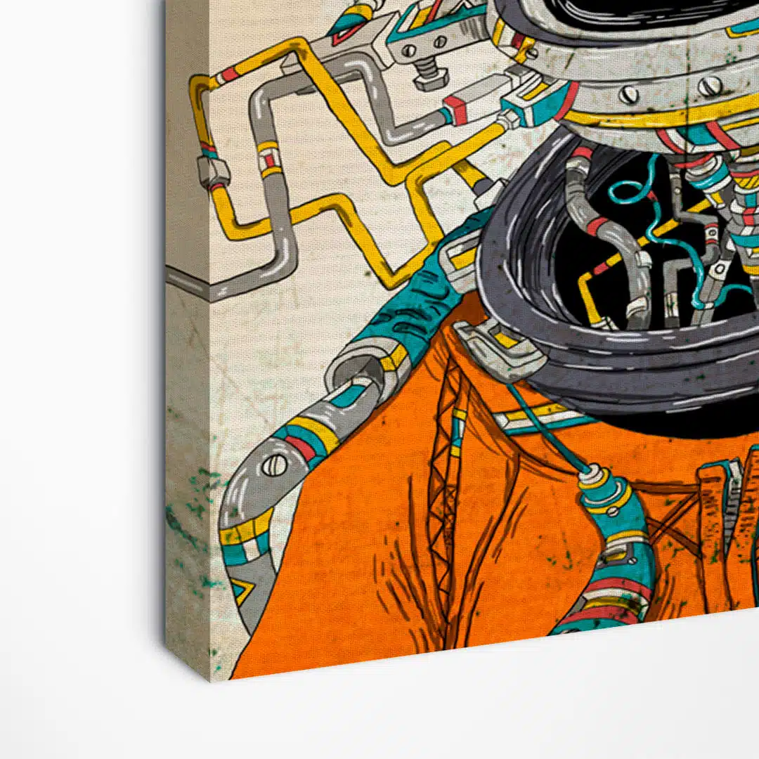 Cuadro en Lienzo - Astronaut Skull - Imagen 3