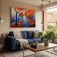 Cuadro en Lienzo - Esencia de otoño - Imagen 5