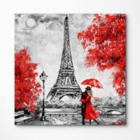 Cuadro en Lienzo - Romance en París - Imagen 4