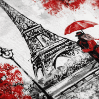 Cuadro en Lienzo - Romance en París - Imagen 2