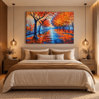 Cuadro en Lienzo Paisaje - Otoño - Imagen 5