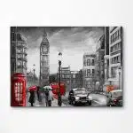 Cuadro en Lienzo - Regen In London