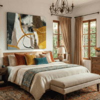 Cuadro en Lienzo - Abstract Gelb - Imagen 6