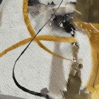 Cuadro en Lienzo - Abstract Gelb - Imagen 2