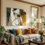 Cuadro en Lienzo - Abstract Gelb