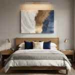 Cuadro en Lienzo - Blau and White