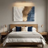 Cuadro en Lienzo - Blau and White