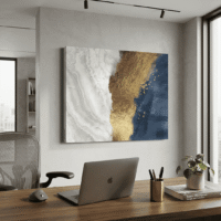 Cuadro en Lienzo - Blau and White - Imagen 6