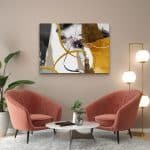 Cuadro en Lienzo - Abstract Gelb