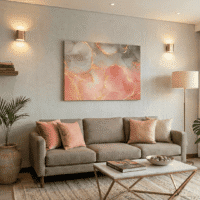 Cuadro en Lienzo - Pastell Farben