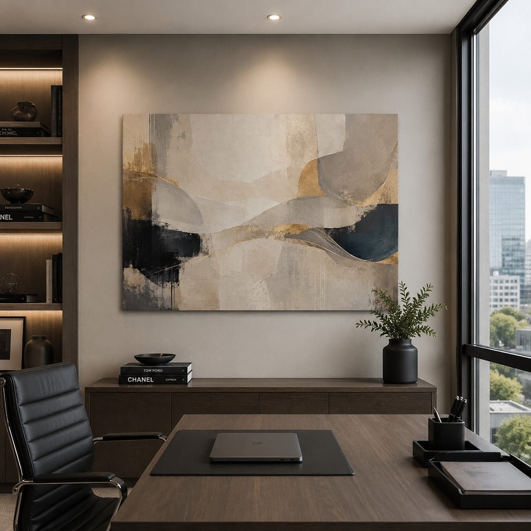 Cuadro en Lienzo Abstracto – Nodo