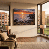 Cuadro en Lienzo Paisaje - Atardecer - Imagen 5