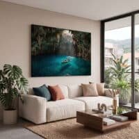 Cuadro en Lienzo Paisaje - Eje Cósmico - Imagen 5